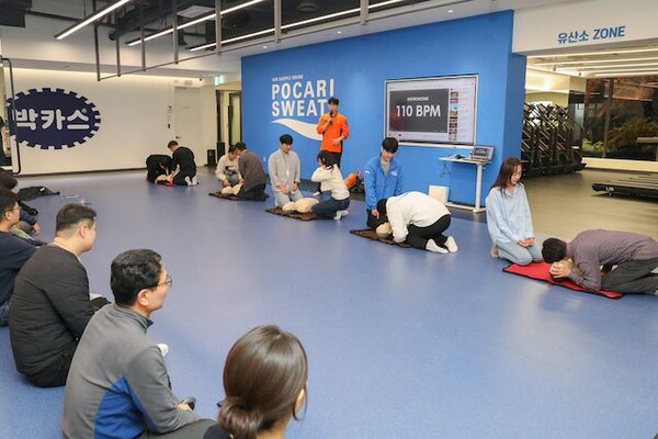 동아쏘시오그룹, 중대재해 대응 모의훈련 모습 (사진=동아쏘시오홀딩스)